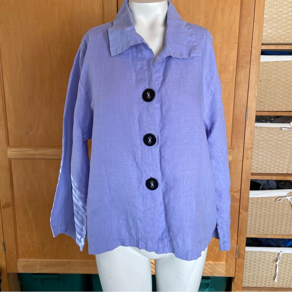 Clay Linen Top